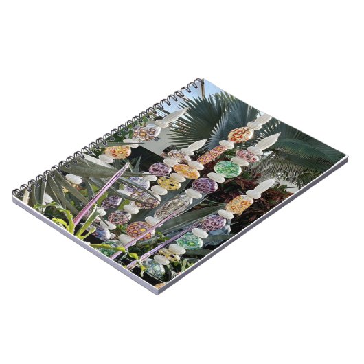 Journal with colorful glass notitieboek (Linkerzijde)