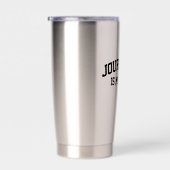 Journaling is mijn sport geïsoleerde drinkbeker (Rechts)