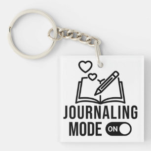 Journaling Mode op Bullet Journal Dagboek Schrijve Sleutelhanger