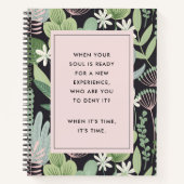 Journaling Prompts voor Self-Discovery Botanical Notitieboek (Voorkant)