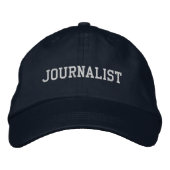 Journalist Embroided Pet (Voorkant)