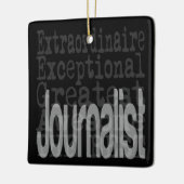Journalist Extraordinaire Keramisch Ornament (Links)