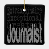 Journalist Extraordinaire Keramisch Ornament (Achterkant)