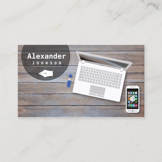 Journalist Freelance Writer Blogger Reporter Journ Visitekaartje (Voorkant)