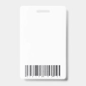 Journalist glimlachend op camera badge (Achterkant)