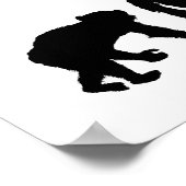 Journalist journalist onderzoeker nieuwspresentato poster (Hoek)