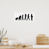 Journalist journalist onderzoeker nieuwspresentato poster (Keuken)