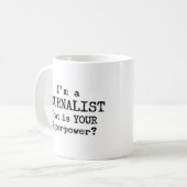 journalist koffiemok (Voorkant links)