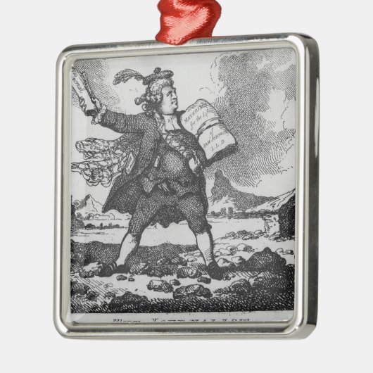 Journalist Metalen Ornament (Links)