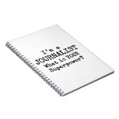 journalist notitieboek (Rechterzijde)