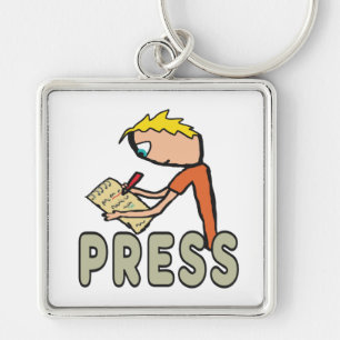 Journalist Persverslag Sleutelhanger