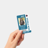 Journalist Press Pass Photo ID Badge (Handheld)