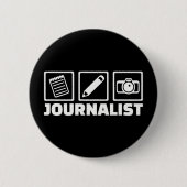 Journalist Ronde Button 5,7 Cm (Voorkant)