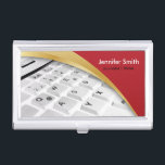 Journalist | Schrijver | Blogger |Verslaggever Visitekaarthouder<br><div class="desc">Houder van een visitekaartje voor een journalist | Schrijver | Blogger | Verslaggever. Overeenkomende visitekaartjes beschikbaar. ⭐ Dit product is 100% . Grafiek en/of tekst kunnen worden toegevoegd, verwijderd, verplaatst, aangepast, omringd, geroteerd, enz. 99% van mijn design in mijn winkel worden in lagen gedaan. Dit maakt het voor u gemakkelijk...</div>