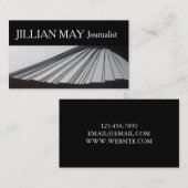 Journalist Schrijver Media Pers Visitekaartje (Voorkant / Achterkant)