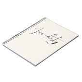 Journalist Script Notebook – Minimalistisch Schrij Notitieboek (Linkerzijde)
