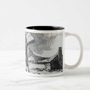 Journalist Tweekleurige Koffiemok