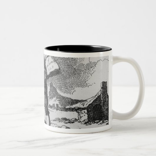 Journalist Tweekleurige Koffiemok (Rechts)