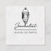 Journalist Vierkante Visitekaartje (Voorkant)