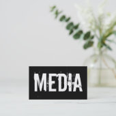 Journalist Writer Media Press Visitekaartje (Staand voorkant)