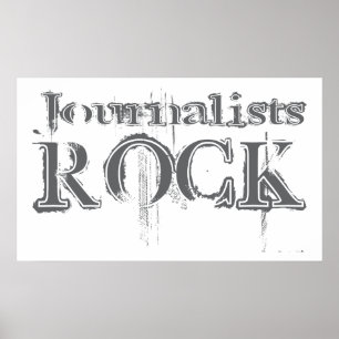 Journalisten Rock Poster