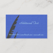 Journalisten stijlvolle schrijver visitekaartje (Achterkant)