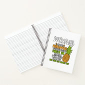 Journalisten zijn als ananassen. notitieboek (Binnen)