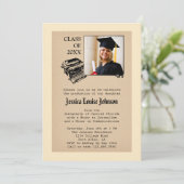 journalistiek Afstuderen Fotouitnodiging Kaart (Staand voorkant)