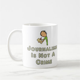Journalistiek is geen misdaad koffiemok