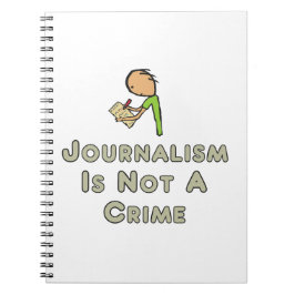 Journalistiek is geen misdaad notitieboek