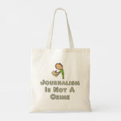 Journalistiek Is Geen Misdaad Tote Bag (Achterkant)