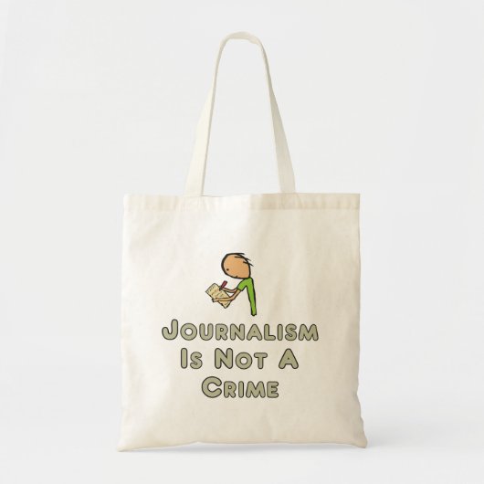 Journalistiek Is Geen Misdaad Tote Bag (Voorkant)