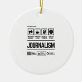 journalistiek keramisch ornament (Voorkant)