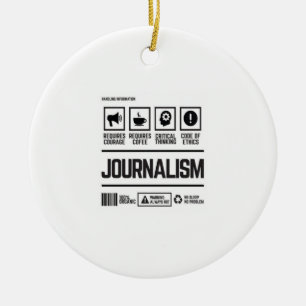 journalistiek keramisch ornament