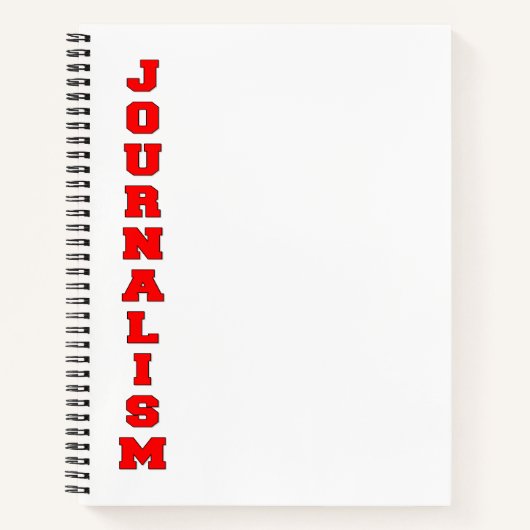 Journalistiek Notitieboek (Voorkant)
