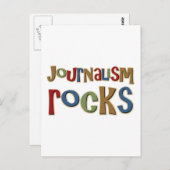 Journalistiek Rocks Briefkaart (Voorkant / Achterkant)