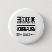 journalistiek ronde button 5,7 cm (Voorkant)