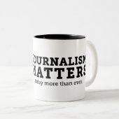 Journalistiek speelt vandaag Mok (Voorkant rechts)