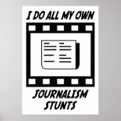 Journalistiek stunts poster (Voorkant)