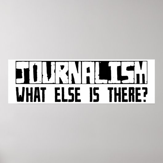 Journalistiek wat er nog meer is? poster (Voorkant)