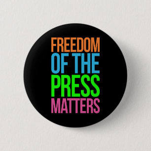 Journalistieke problemen niet de vijand anti-Trump Ronde Button 5,7 Cm