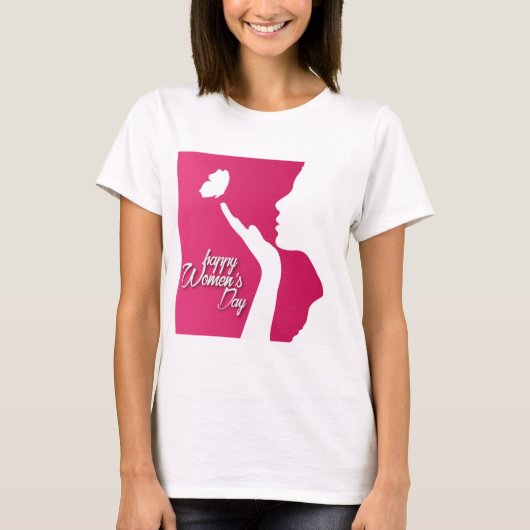 Journée internationale de la femme happy women's d t-shirt (Voorkant)