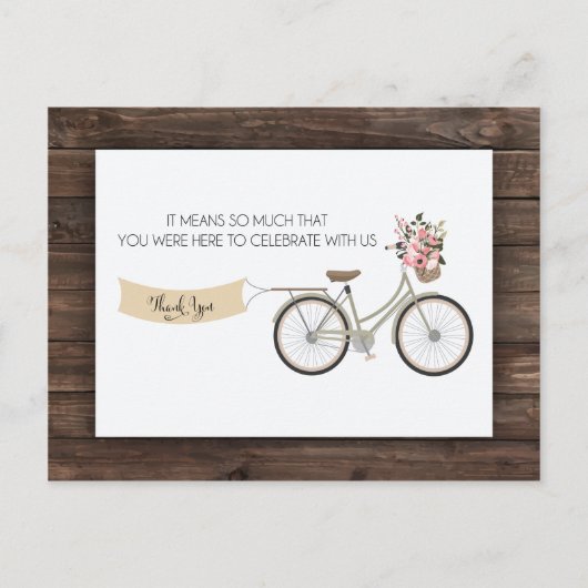 Journey 4,25 inch x 5,6 inch Bedankt Post Kaart (Voorkant)