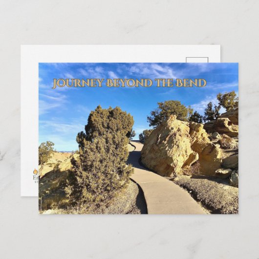 Journey Beyond the Bend Briefkaart (Voorkant / Achterkant)