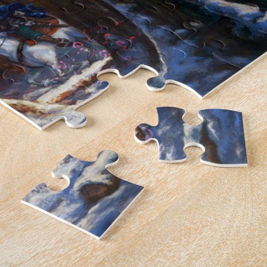 Journey - fantasy forest mountain landscape art legpuzzel (Zijkant)