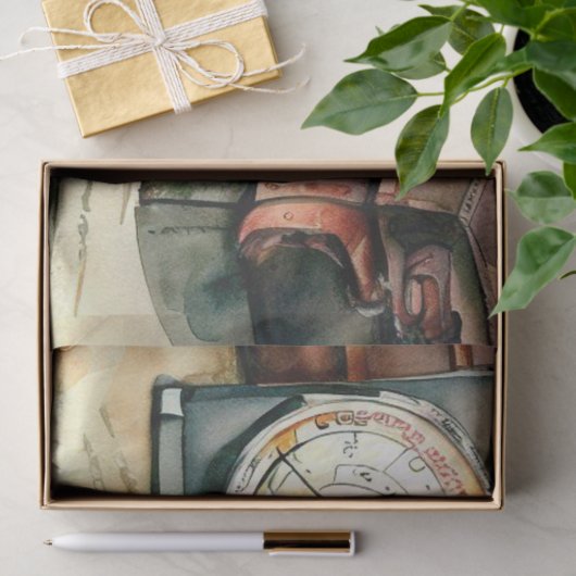 "Journey-geïnspireerd: avontuur wacht" Tissuepapier (Geschenk)