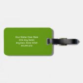 Journey is de bestemming Hawaï Black Sand Beach Bagagelabel (Achterkant horizontaal)