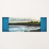 "Journey is the Destination" Hawaii Beach foto Yogamat (Voorkant (horizontaal))