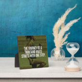Journey of a Thousand Miles - Workout Inspiratie Fotoplaat (Insitu)