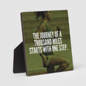 Journey of a Thousand Miles - Workout Inspiratie Fotoplaat (Voorkant)